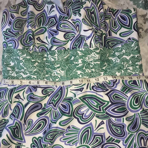 💫 CHADWICKS BOHO PAISLEY PRINT A-LINE DRESS 👗 - Picture 10 of 12